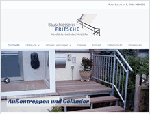 Tablet Screenshot of fritsche-metall.de